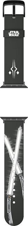 Immagine prodotto Moby Fox Star Wars - Apple Watch Armband 38/40/41/42/44/45/49 mm (The Mandalorian Ahsoka Tano Lichtschwert) (Silicone)