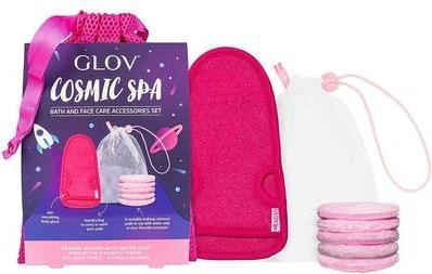 Actual product image Glov Bamboo Body Scrubbing Glove and 5 Washable Makeup Remover Pads Gift Set - Pack of 2