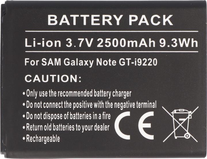 Image du produit Samsung Akku Galaxy Note, GT-i9220, GT-N7000, EB6152