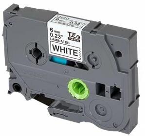 Actual product image Brother TZe-211 (0.60 cm, Black, White)