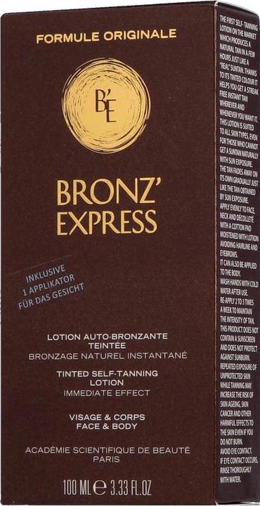 Produktbild Bronz Express Bronz'Express Tinted Self-Tanning Lotion 100 ml (Selbstbräunungsschaum, 100 ml)