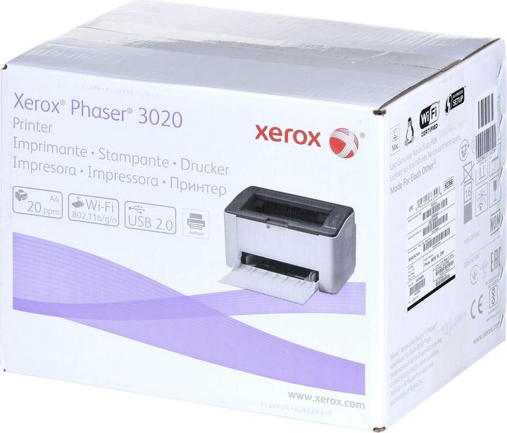 Actual product image Xerox Phaser 3020BI (Laser, Black and white)