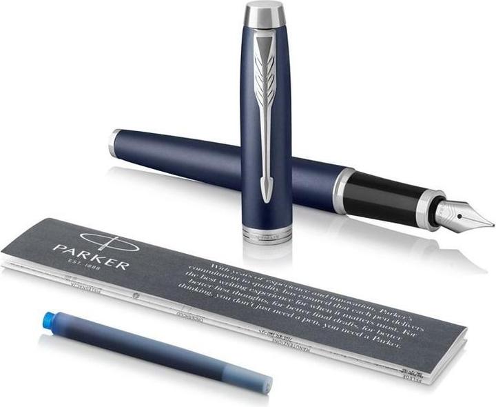 Actual product image Parker Pen IM Matte Blue C.C. (Blue, 1 x)