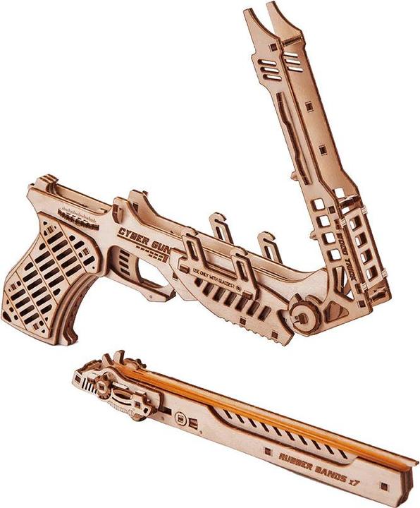 Image du produit Wood Trick Cyber Gun - Kit de construction en bois 3D