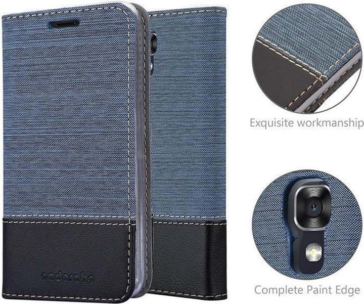 Produktbild Cadorabo Book Jeans Optik Cover (LG X Screen)