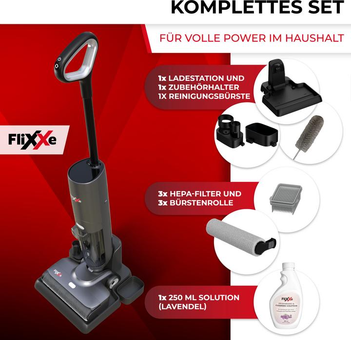 Produktbild Flixxe X3 Premium Nass-Trocken Akkusauger