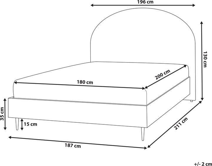 Actual product image Beliani Millay (180 x 200 cm)