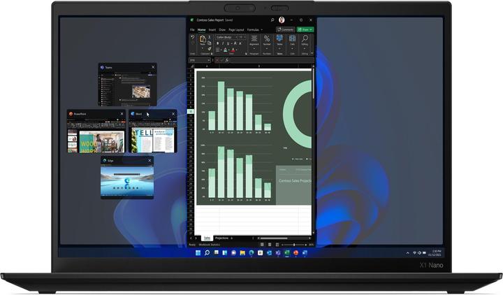 Produktbild Lenovo ThinkPad X1 Nano Gen. 2 (13", Intel Core i7-1260P, 16 GB, 1000 GB, DE)
