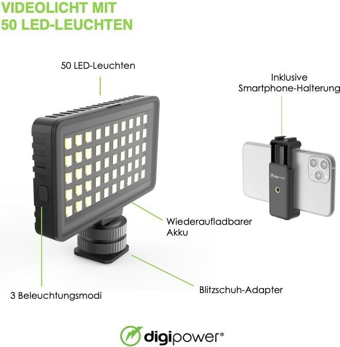 Produktbild DigiPower Insta Fame LED Videolicht (Videoleuchte)