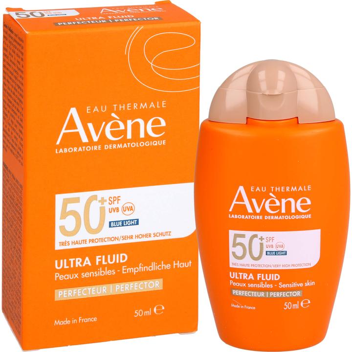 Actual product image Avène Ultra Fluid Perfector LSF 50 für empfindliche Haut, 50 ml Creme (50 ml, SPF 50)