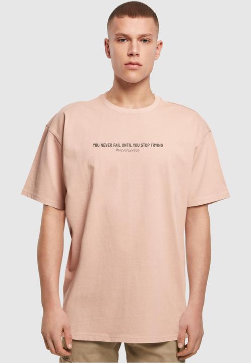Actual product image Merchcode Never Give Up Heavy Oversized Tee - 117409 (S)