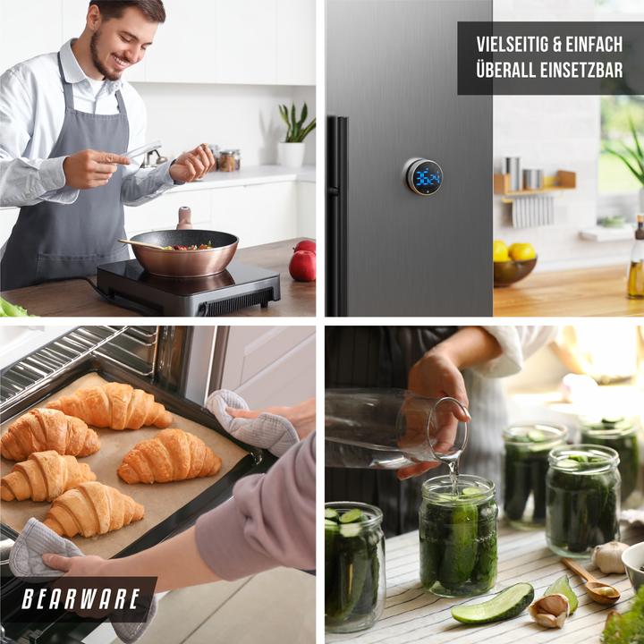 Produktbild Bearware Küchentimer digital, Küchenwecker, Eieruhr, Countdown, Display, magnetisch, Kurzzeitimer, Küchenuhr