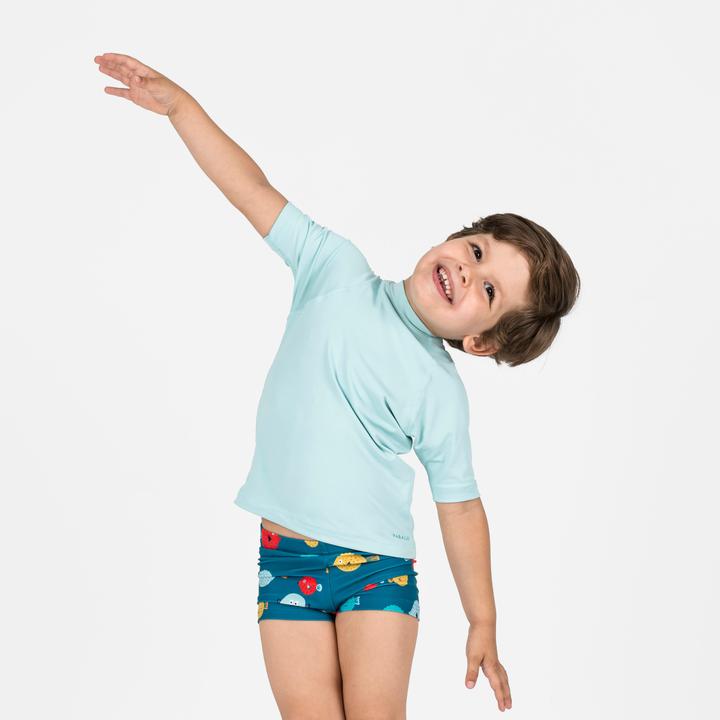 Actual product image Nabaiji Badehose Boxer Baby/Kinder - Titou Plouf dunkelblau (76, 78)