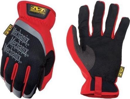 Produktbild Mechanix Wear Handschuhe Mechanix FastFit® Grösse M. Rote. Geraffte Bündchen, Kunstleder, TrekDry® (M)