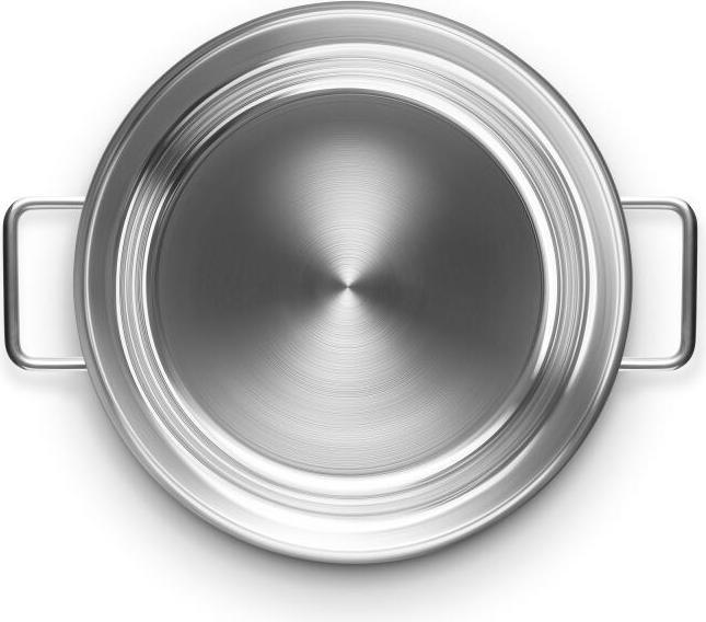 Actual product image Eva Solo Eva Trio - Sauté pan 28 cm Stainless steel with 2 handles (202429) (28 cm, Stainless steel)