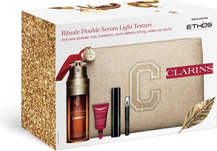 Immagine prodotto Clarins Rituale Double Serum Light Texture 50ml + 2 x 3ml + 0.39g (Set per la cura del viso)