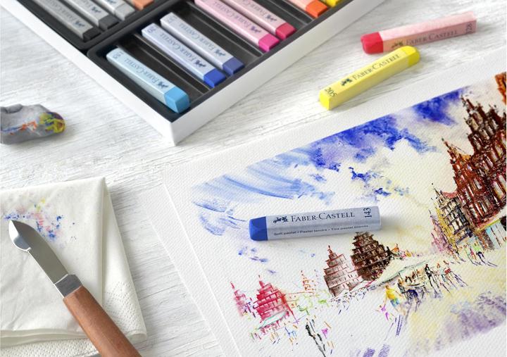 Actual product image Faber-Castell Soft pastels STUDIO (Multicoloured, 12 x)
