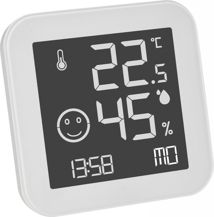 Actual product image TFA Thrmo hygrometer BLACK & WHITE