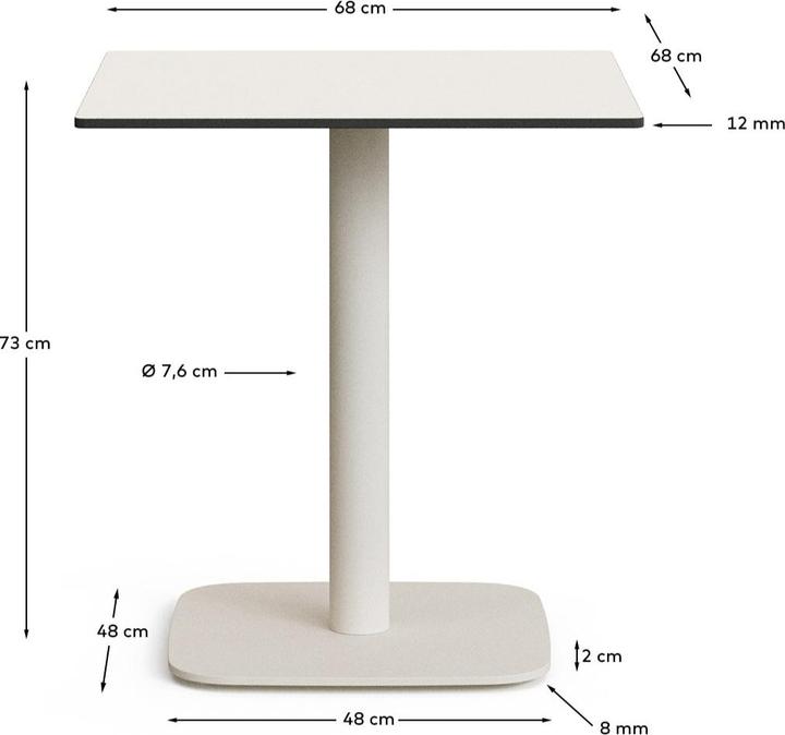 Immagine prodotto Kave Home Dina (68 x 68 cm)