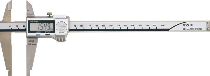 Produktbild Mitutoyo Digitaler ABS Werkstatt-Messschieber IP67 mit Schnabel-/ Standardmessflächen, Messbereich: (30 cm)