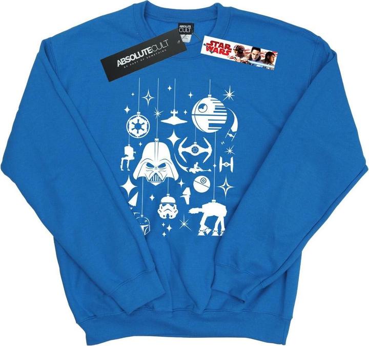 Star Wars Christmas Decorations Sweatshirt (L)