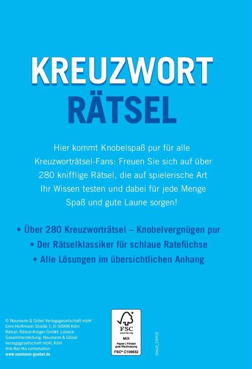 Actual product image Kreuzworträtsel - Band 1 (German, 2024)