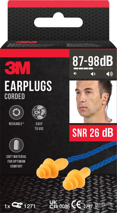 Image du produit 3M Bouchons d'oreille avec cordelette (1 x)