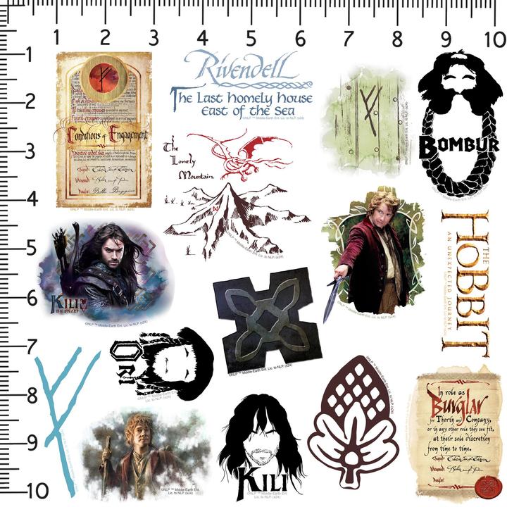 Produktbild Universal Textiles Sortierte Designs Aufkleber Deluxe 100erPack Vinyl