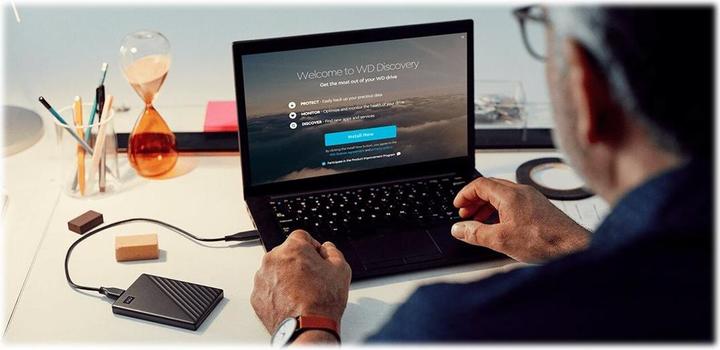 Produktbild WD My Passport external hard (1 TB)