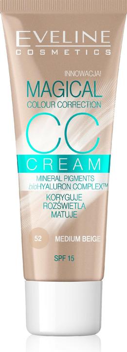Eveline Fluid Magical CC Cream No. 52 Medium Beige 30ml (Medium Beige)