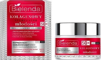 Bielenda Kolagenowy Stymulator Młodości krem przeciwzmarszczkowy 50+ 50ml (50 ml)
