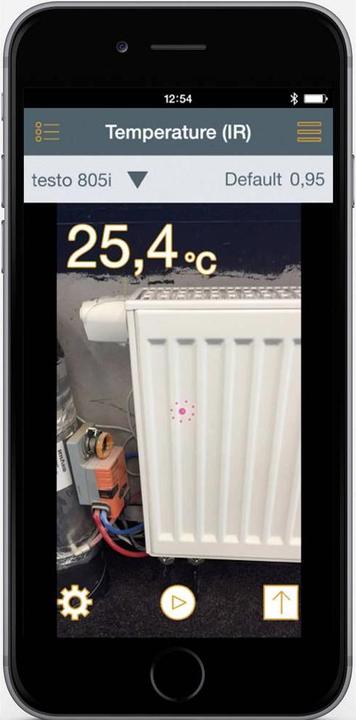 Actual product image Testo Infrared Thermometer 805i Smar