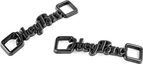 Immagine prodotto LaceGodZ 1 Paar "Hey Bro" Schnürsenkel Clips (3.76 cm)