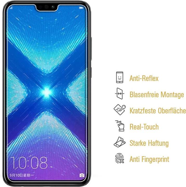 Produktbild Protectorking 3x Panzerfolie Anti-Shock matt entspiegelt (3 Stück, Honor 8X)