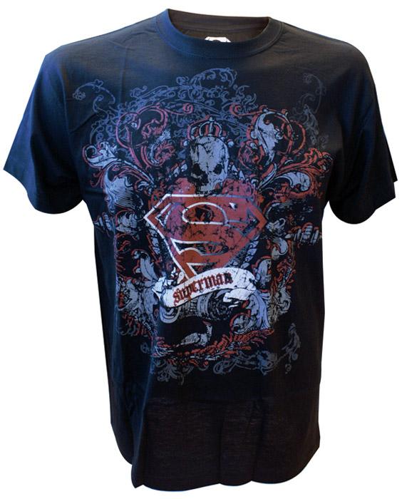 Bioworld Merchandising Superman T- Dark Logo (S)
