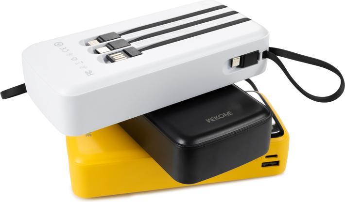 Produktbild Wekome Power bank USB-C/Lightning/MicroUS (20000 mAh, 12 W, 12 Wh)
