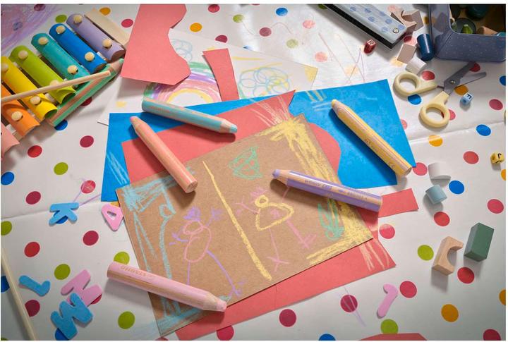 Image du produit STABILO woody 3 en 1 crayon de couleur (Jaune pastel, 1 x)