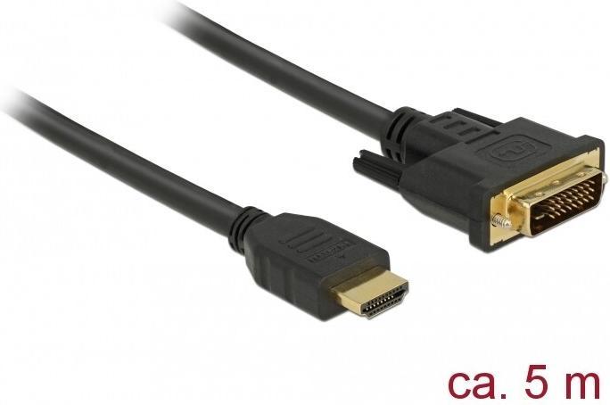 Immagine prodotto Delock DVI| HDMI (Typ A) — DVI| HDMI (Typ A) (5 m, DVI, HDMI)