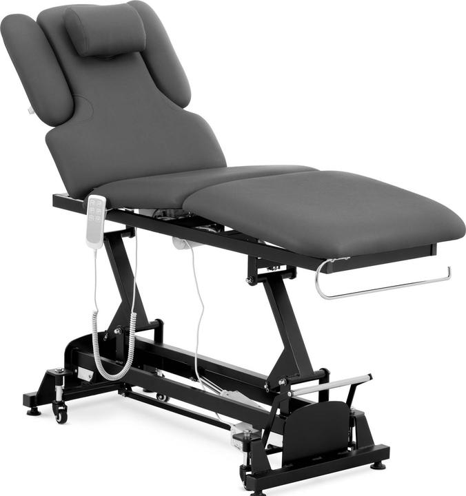 Produktbild Physa Massageliege elektrisch Massagebank Therapieliege 250 kg Schwarz/Grau