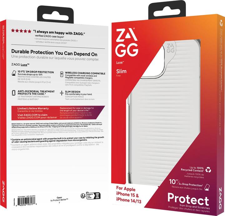 Image du produit Zagg Luxe (Apple iPhone 14, Apple iPhone 15, Apple iPhone 13)