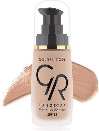 Actual product image Golden Rose Longstay Matte Foundation P-GLM 07 (P-GLM 07)