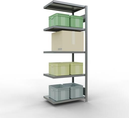 Produktbild Schulte Lagertechnik Stecksystem Anbauregal MULTIplus250 mit Längenriegel