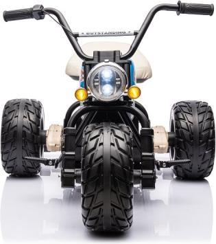 Actual product image Es-toys Elektro Kindermotorrad 2x800W Brushless Motoren – 24V7A – Schwarz (24 V)
