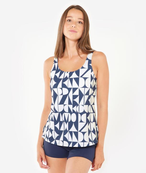 Produktbild Nabaiji Badeanzug Tankini Shorty Damen - Heva blau (42)