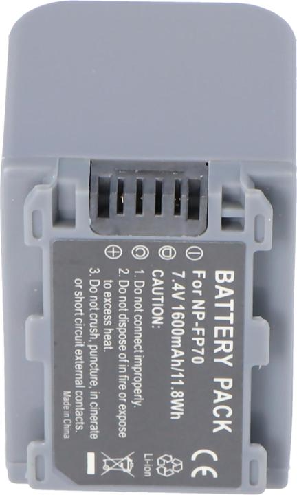 Image du produit AccuCell Batterie Sony NP-FP60 Caméscope (Batterie de l'appareil photo)