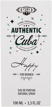 Actual product image Cuba Authentic Happy (Eau de parfum, 100 ml)