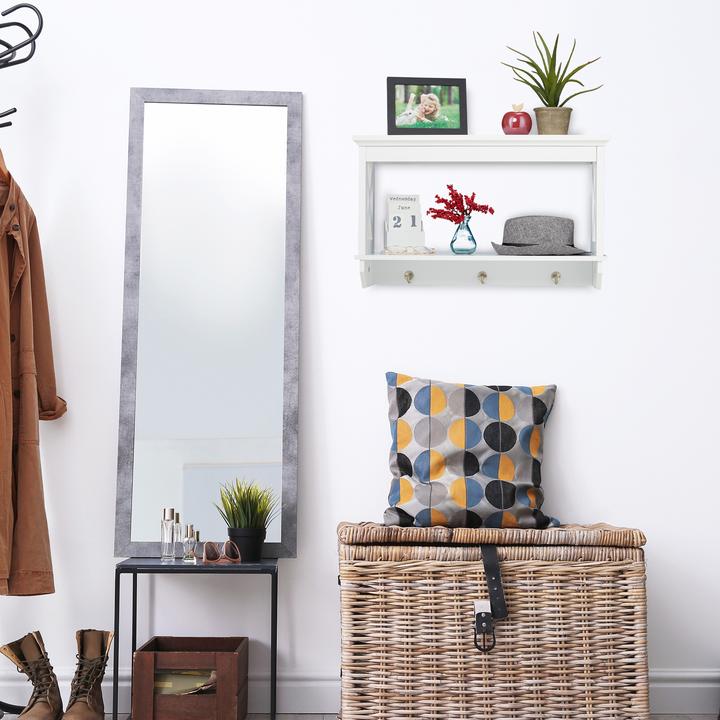 Actual product image Relaxdays wall rack (66 x 20 x 40 cm)