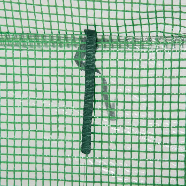 Image du produit Outsunny Serre en film plastique avec porte roulante et fermeture éclair