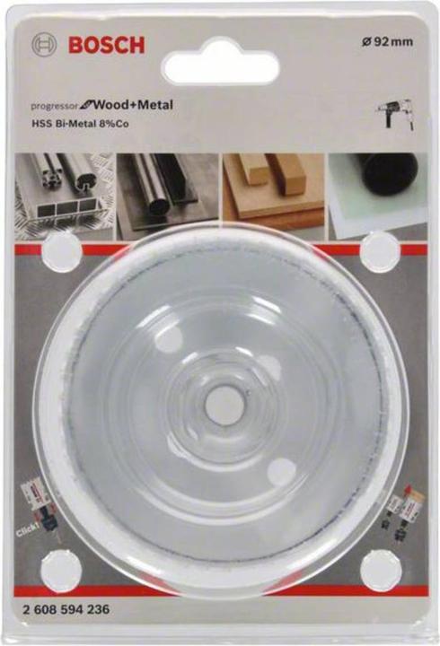 Produktbild Bosch Professional Zubehör Lochsäge Progressor for Wood and Metal, 92 mm (92 Millimeter)