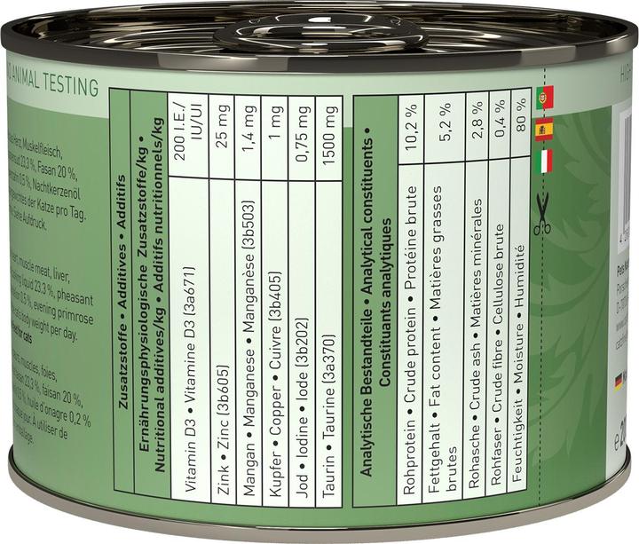 Immagine prodotto Catz Finefood No.15 Pollo e fagiano (Adulto, 6 pz., 250 g)